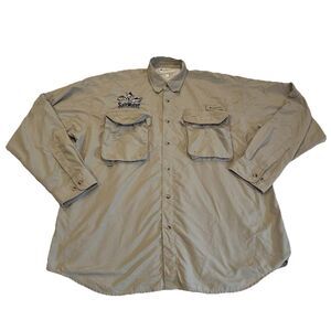 Mens Columbia PFG Saltwater Sportsman National Series Shirt Long Sleeve Large